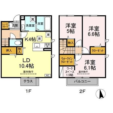 ＭＩＤ　コリーナの物件間取画像